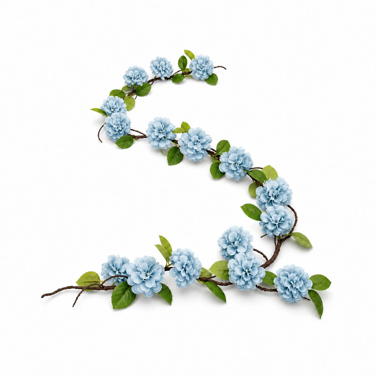 Hydrangea Garland, Blue Or Pink