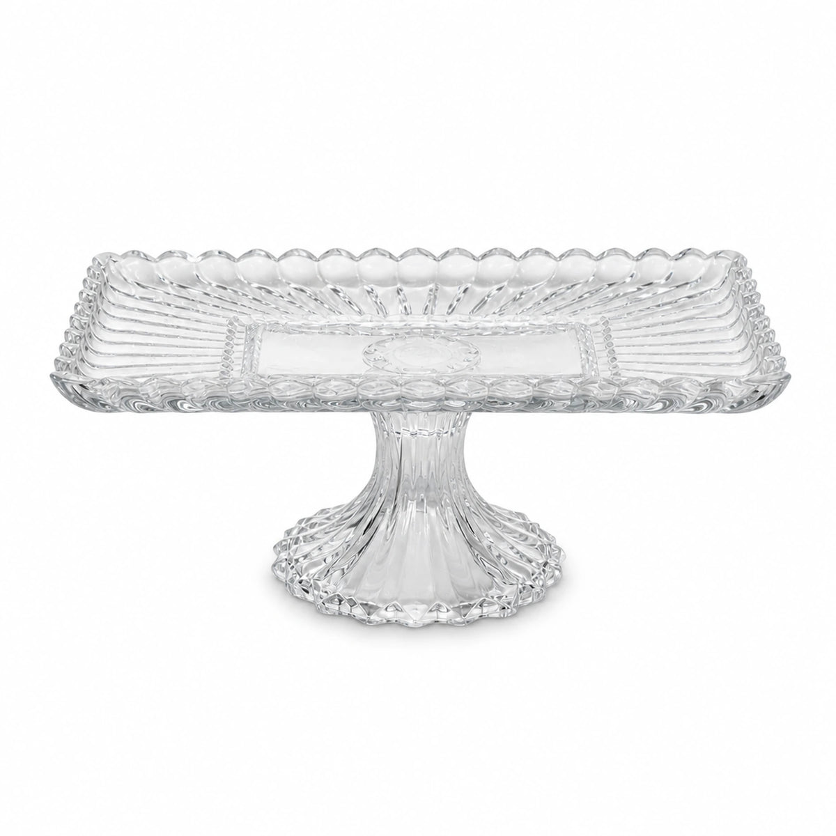 Rectangular Glass Serving Tray, 29.5 x 16 cm