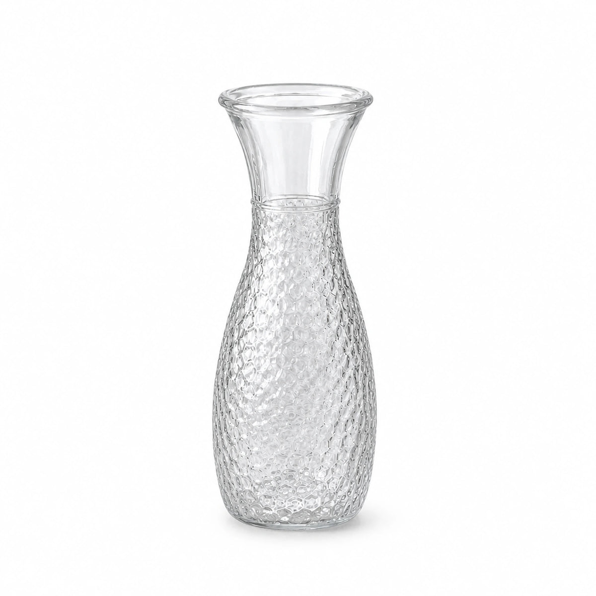 Hammered Glass Vase