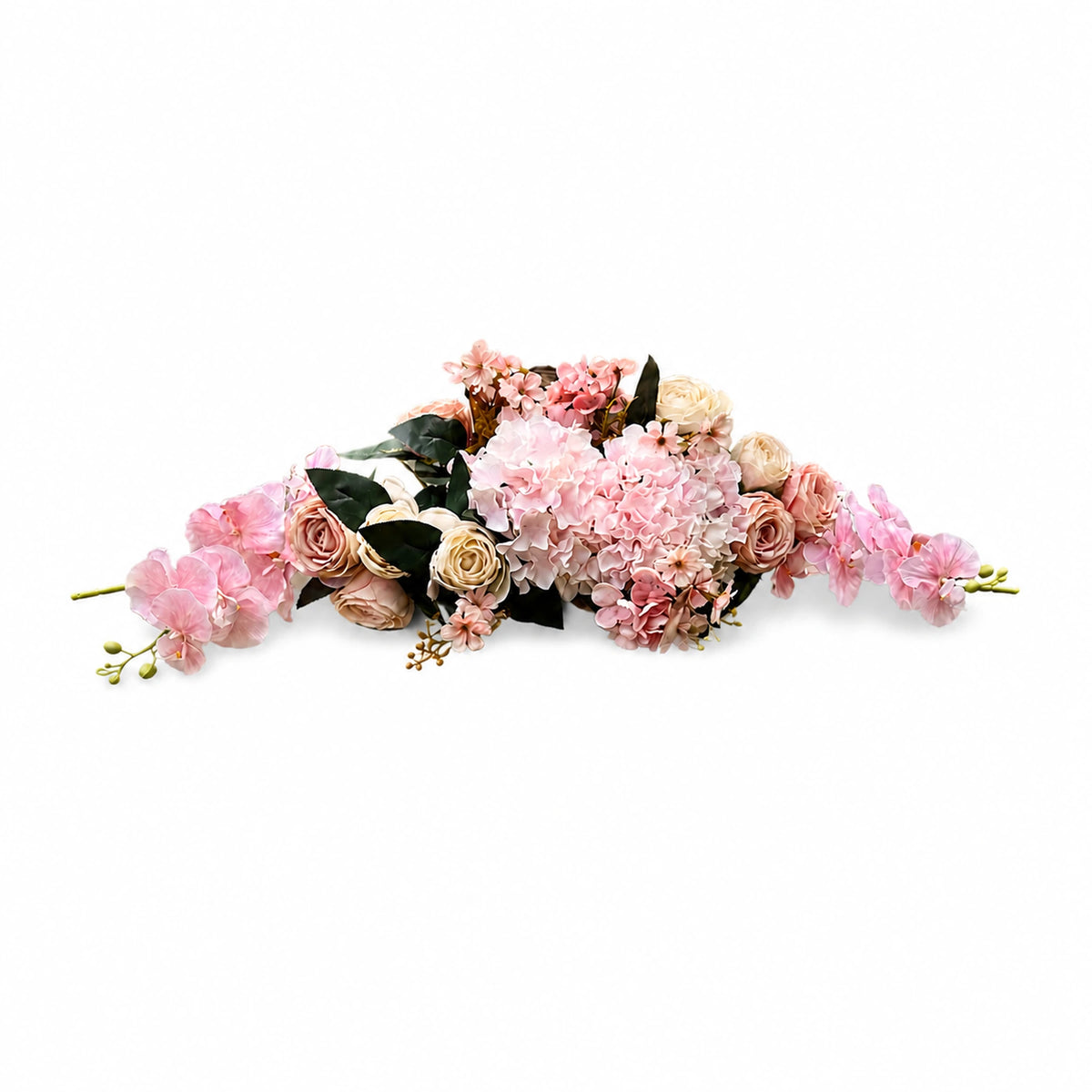 Orchid Royale Swag, 31.5 in