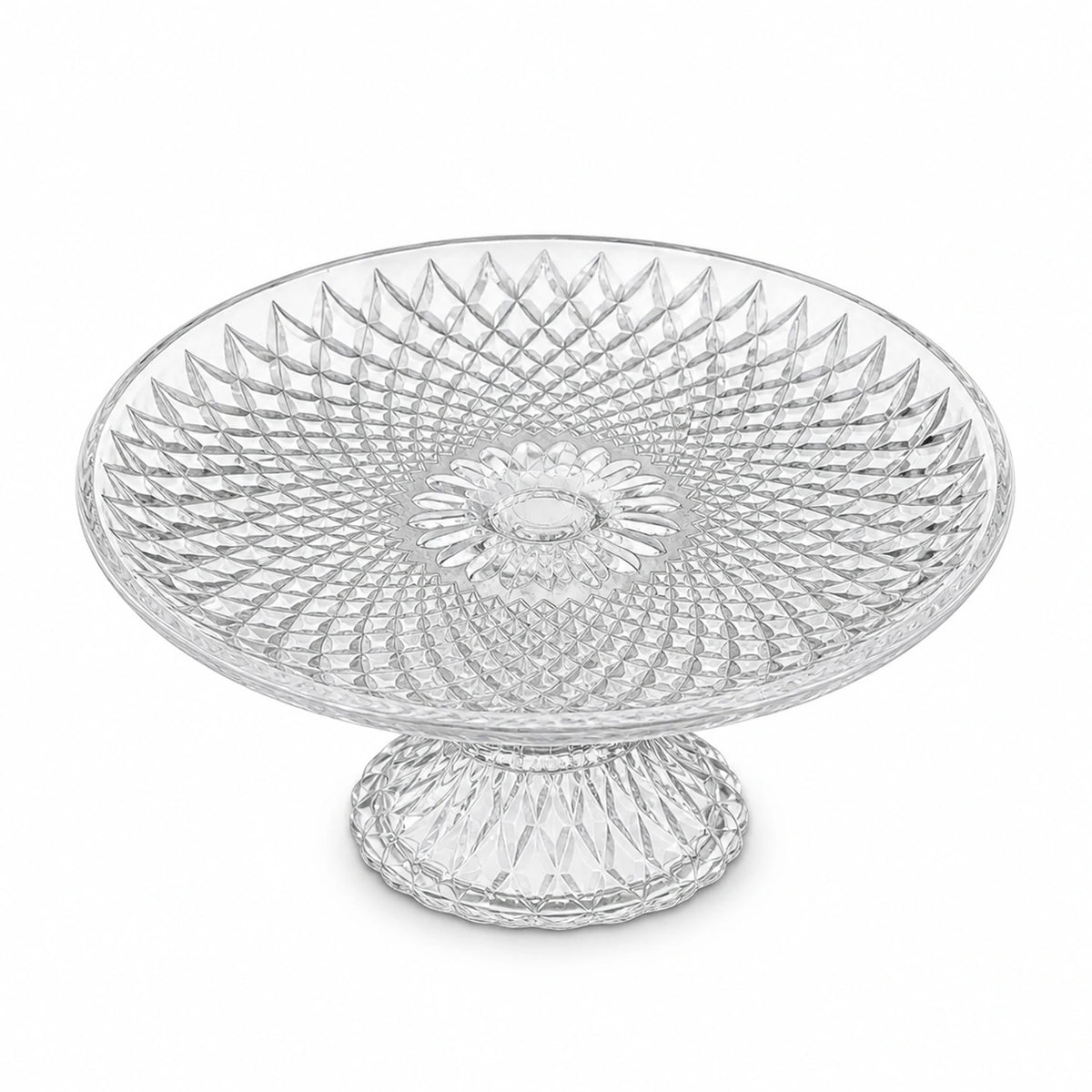 Crystal Cake Stand with Pedestal