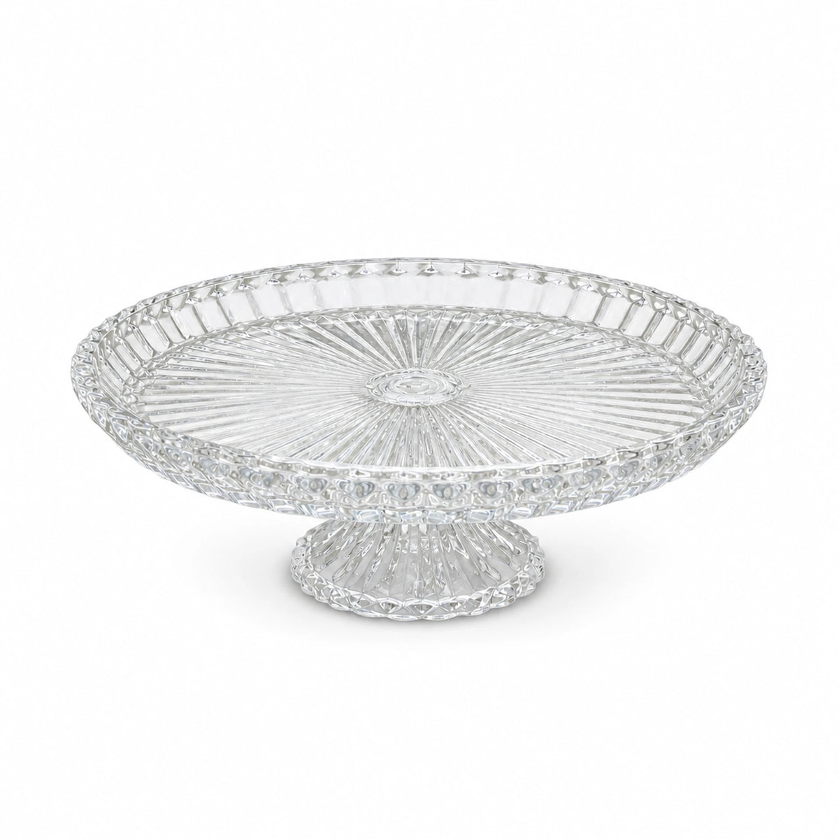 Round Glass Cake Stand, 32 x 12.5 cm