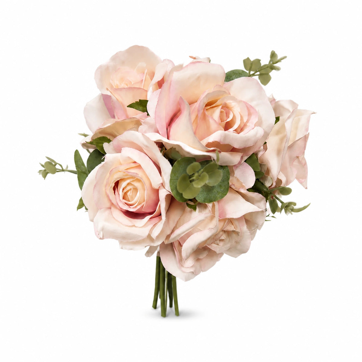 Blush Rose Bridal Bouquet — studio view