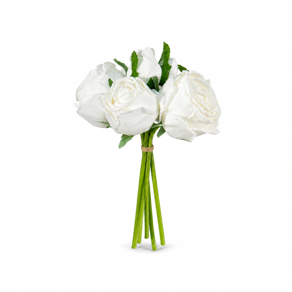 Pink & White Floral Bouquet — White studio view