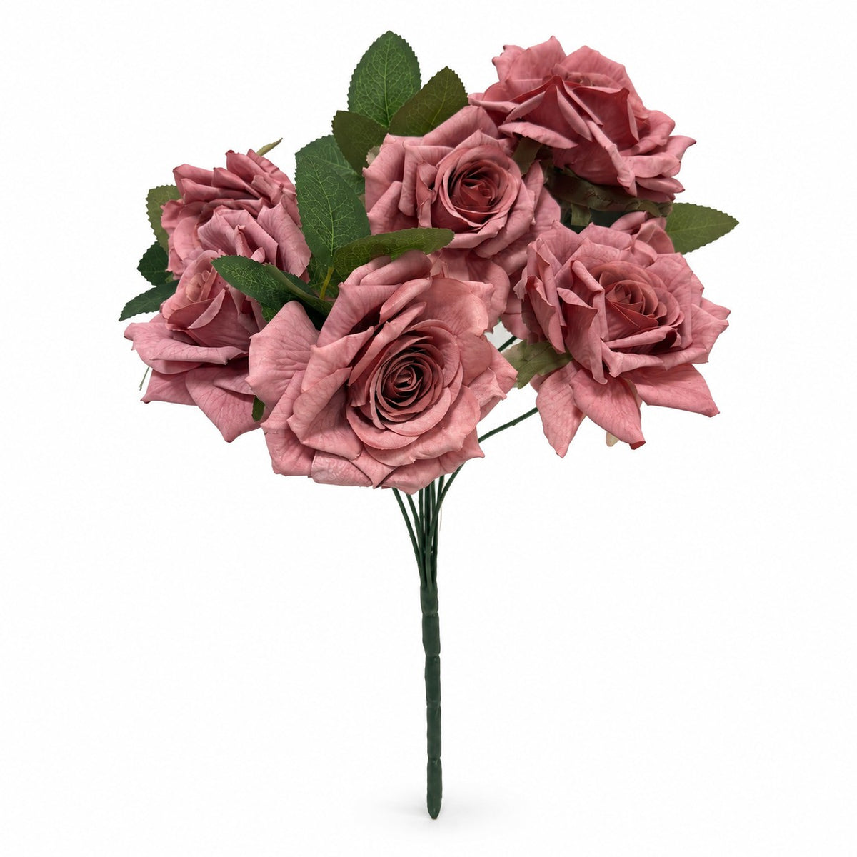 Rose bush / bouquet • 7 heads, 42 cm — Rosa