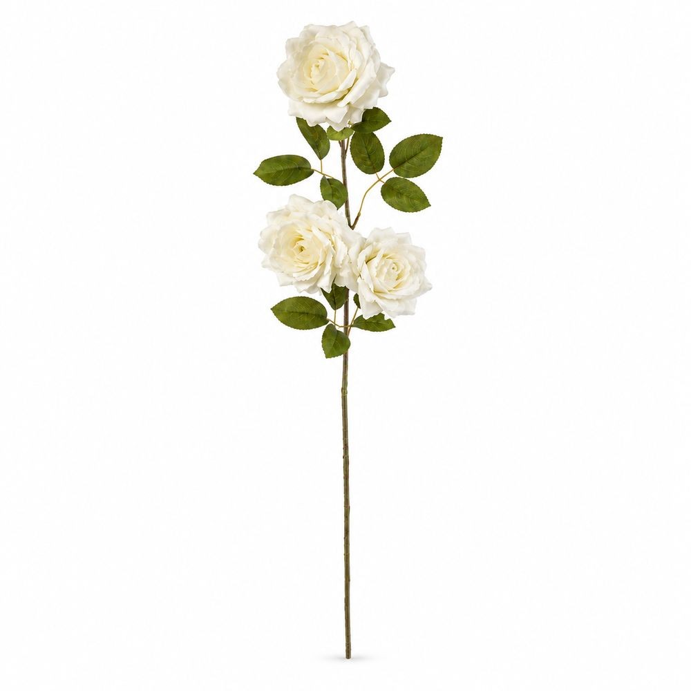 Rose Spray, 3 Heads, 68 cm