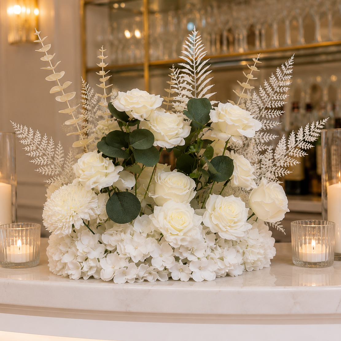 White Elegance Centerpiece