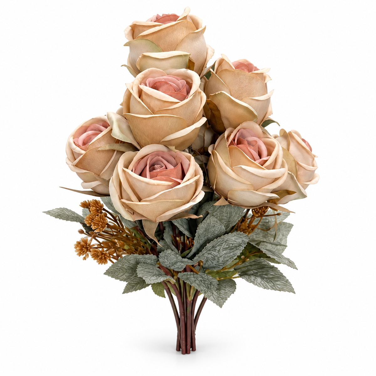Half-Open Rose Posy, Medium