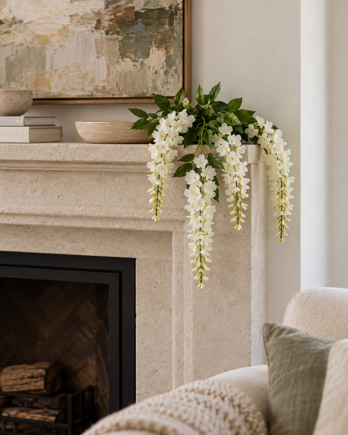 Wisteria-Style Hanging Spray, 3 Drops