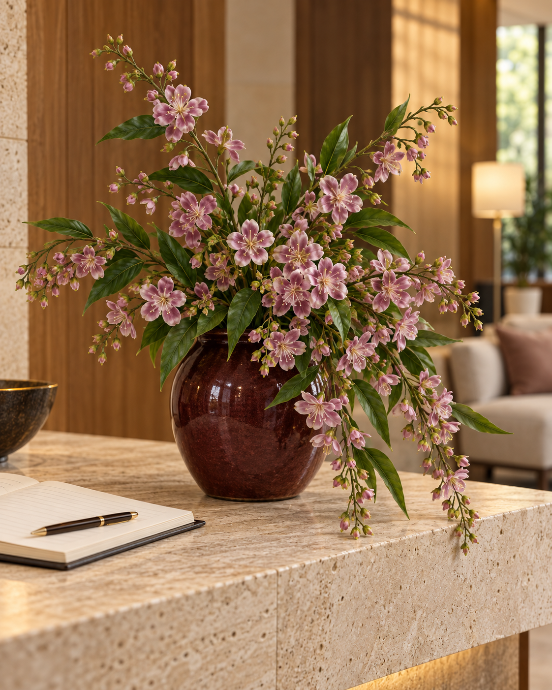 Jasmine-Style Flowering Branch