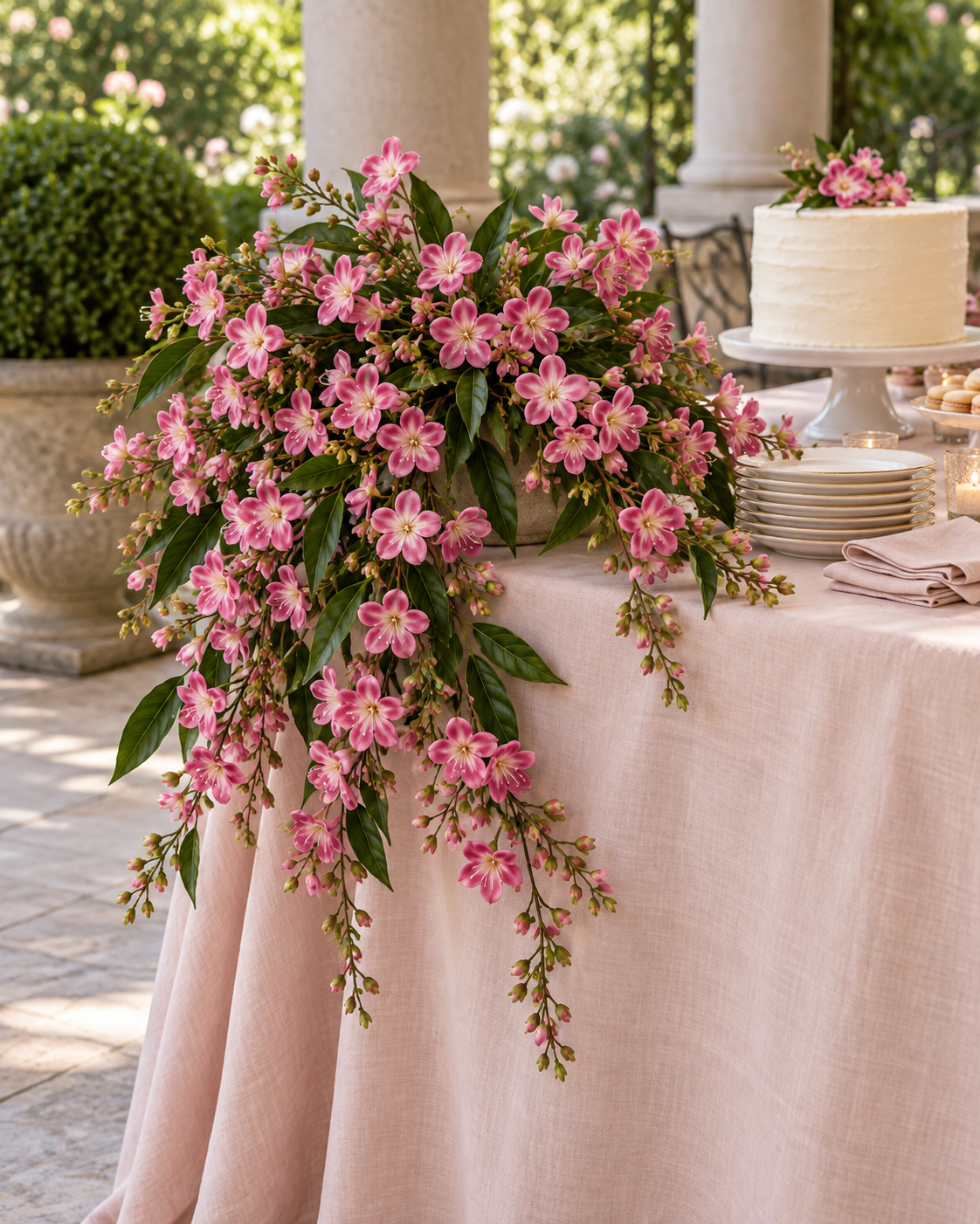 Jasmine-Style Flowering Branch