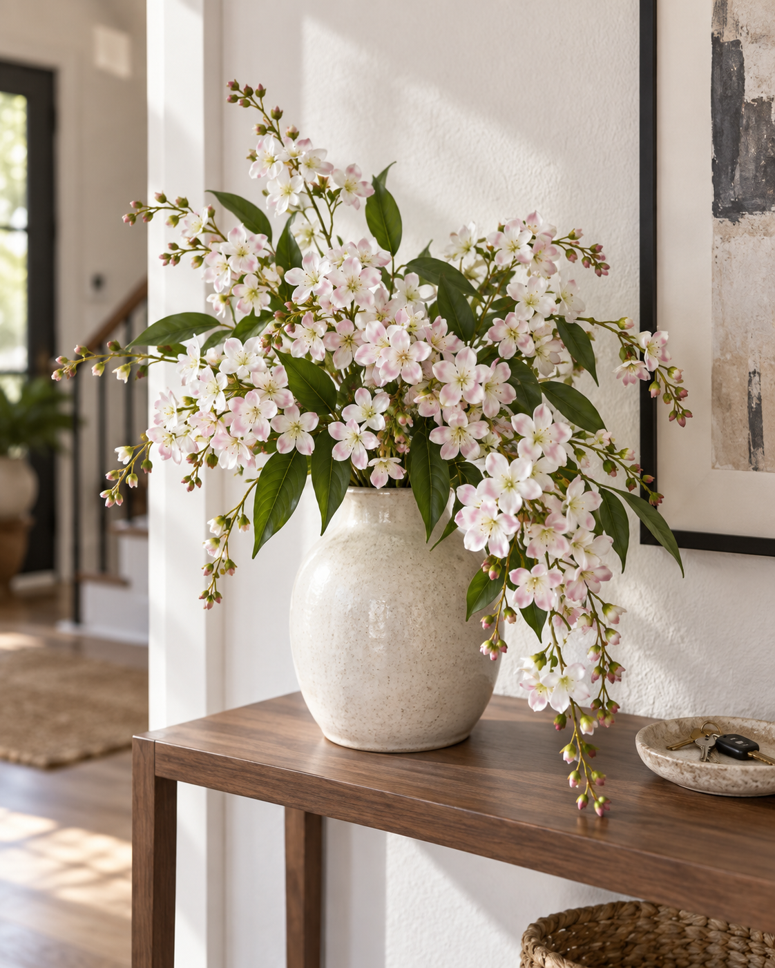Jasmine-Style Flowering Branch