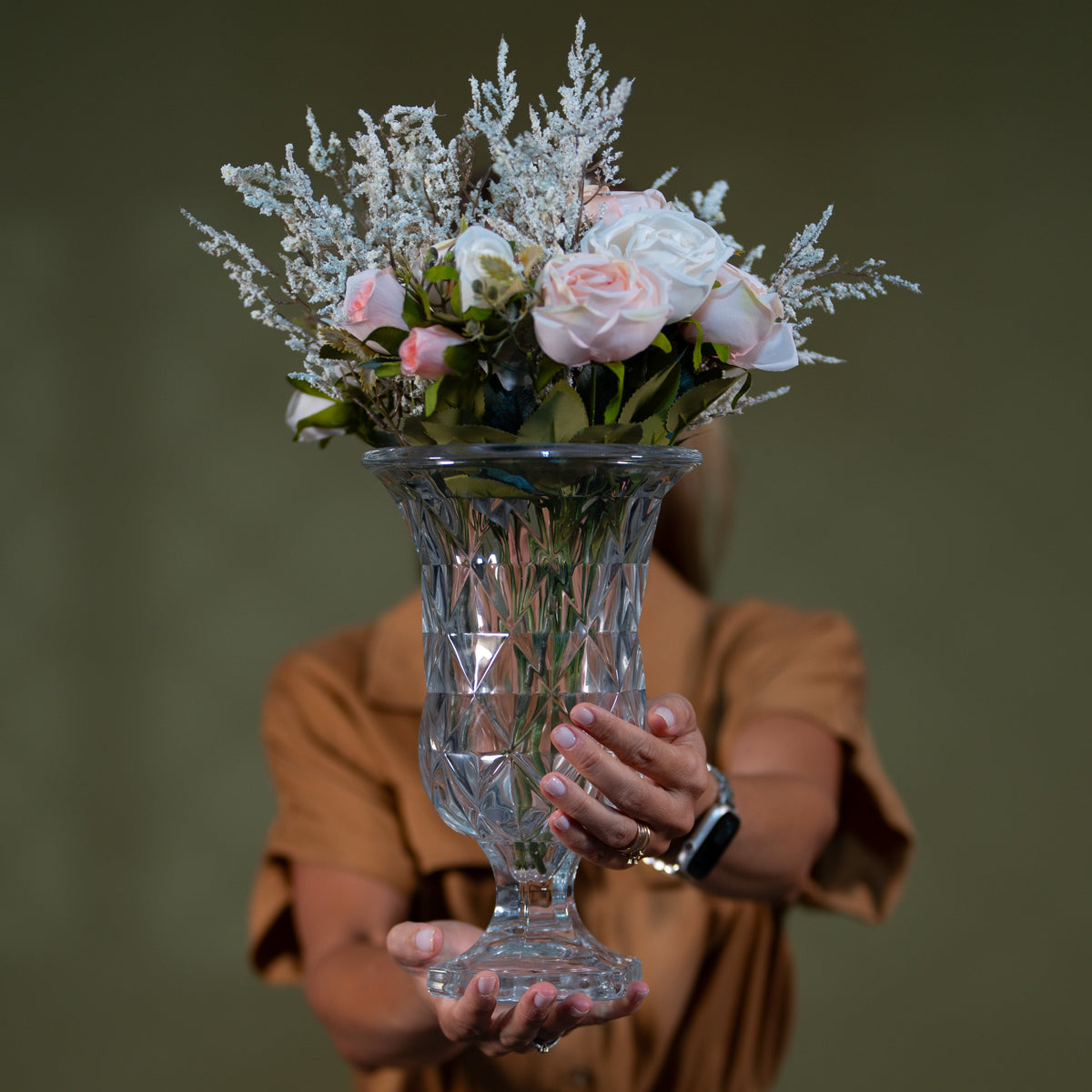 Grand Versailles Blush Rose Arrangement