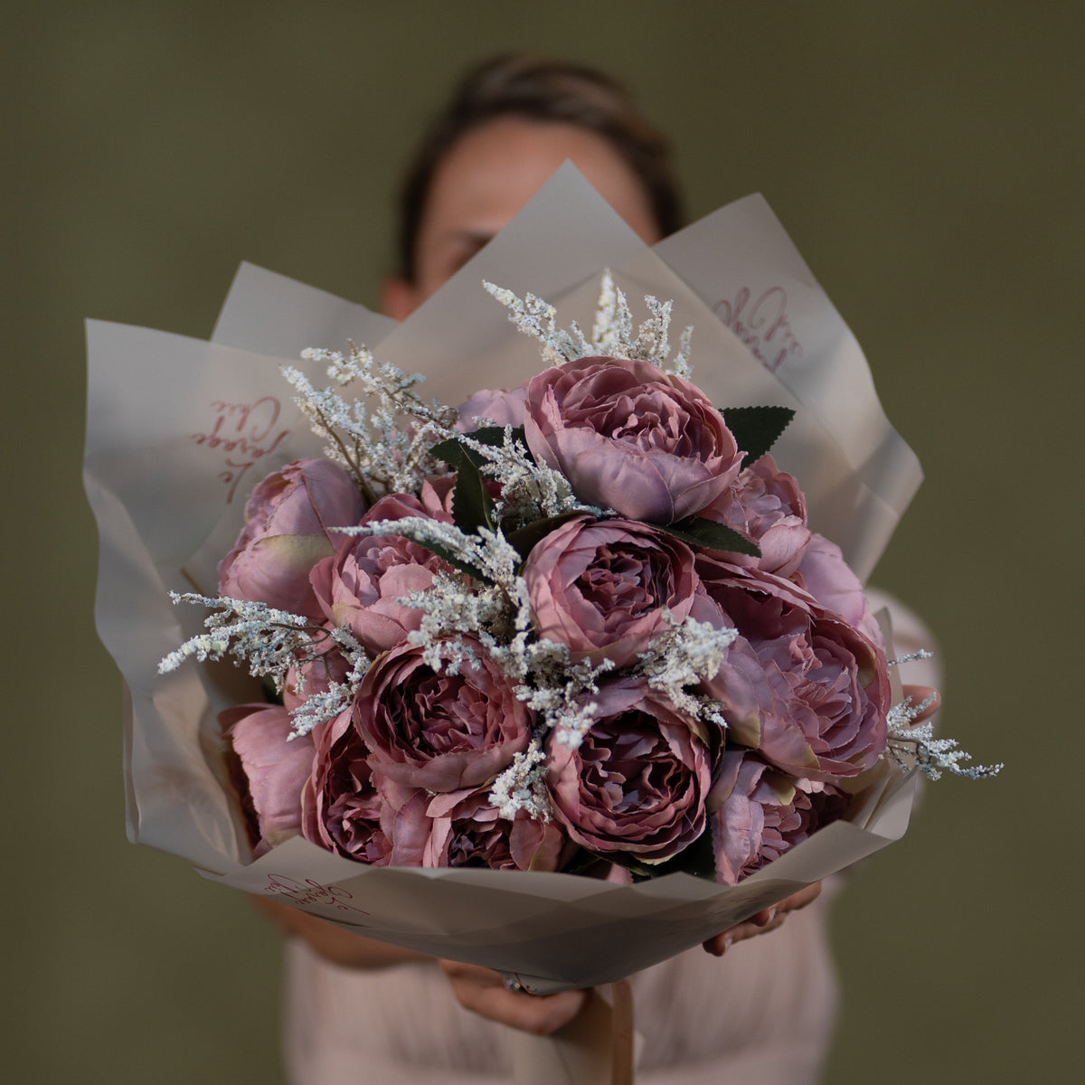 Grand Peony Bouquet, 14 in