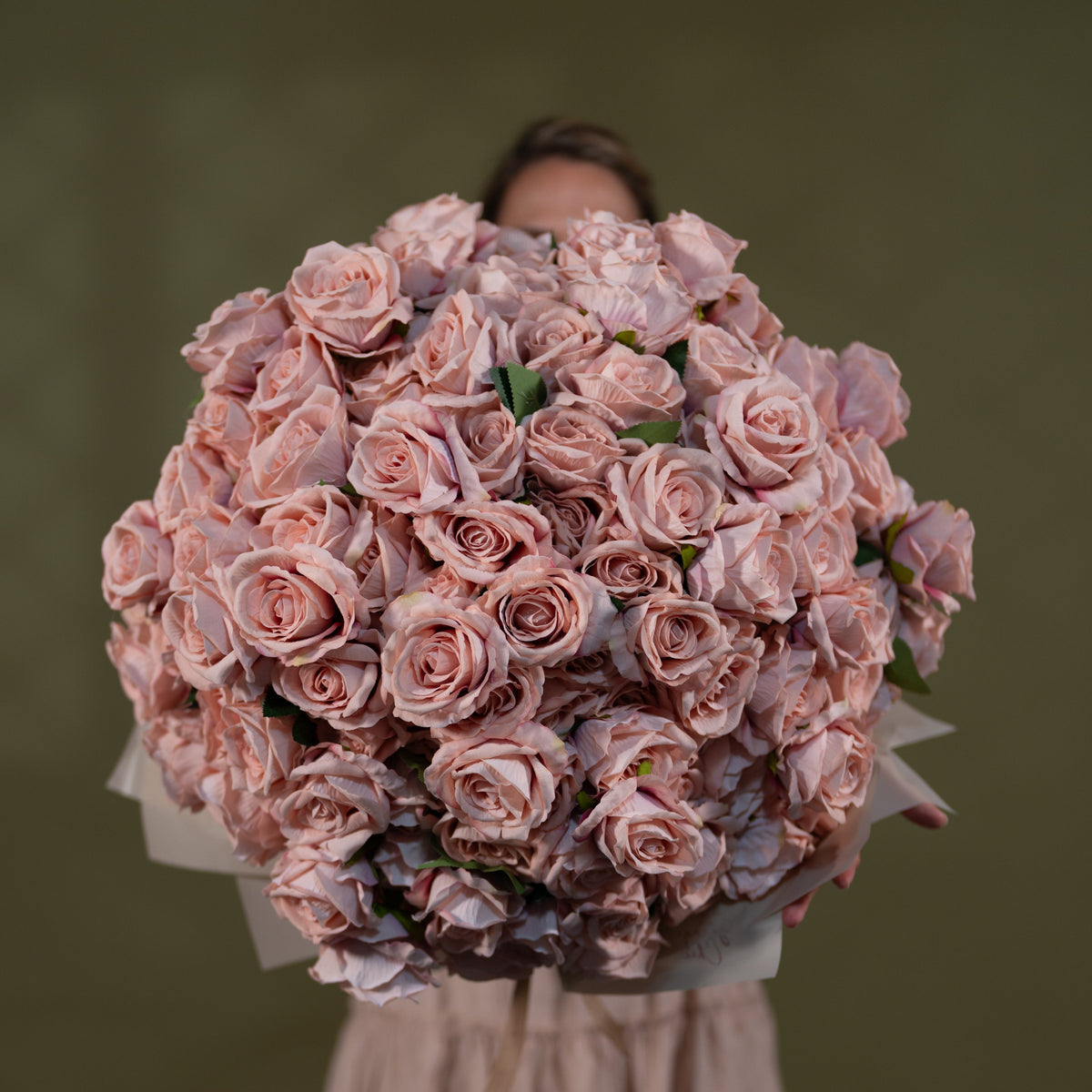 Red Rose & Baby's Breath Bouquet, XL