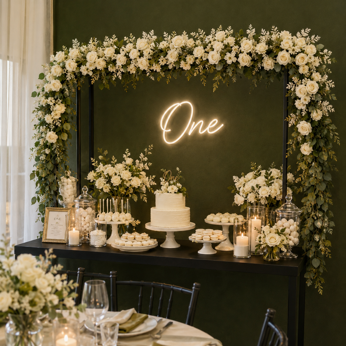 Cream Rose Arrangement