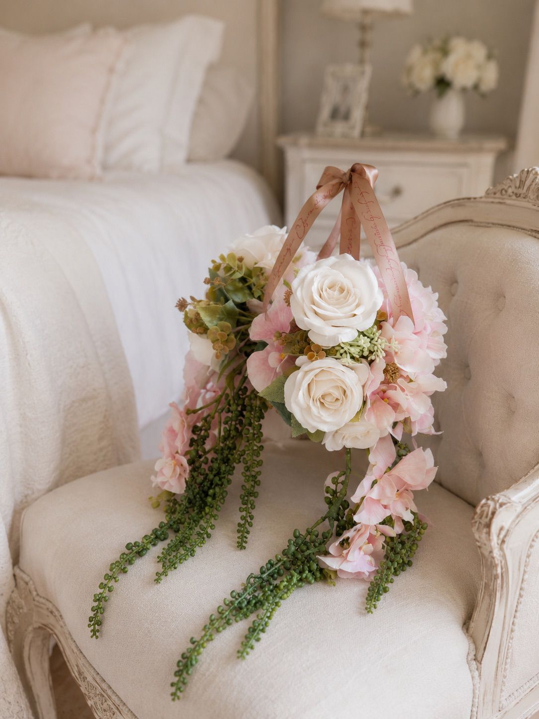 Double Cascade Bridal Bouquet