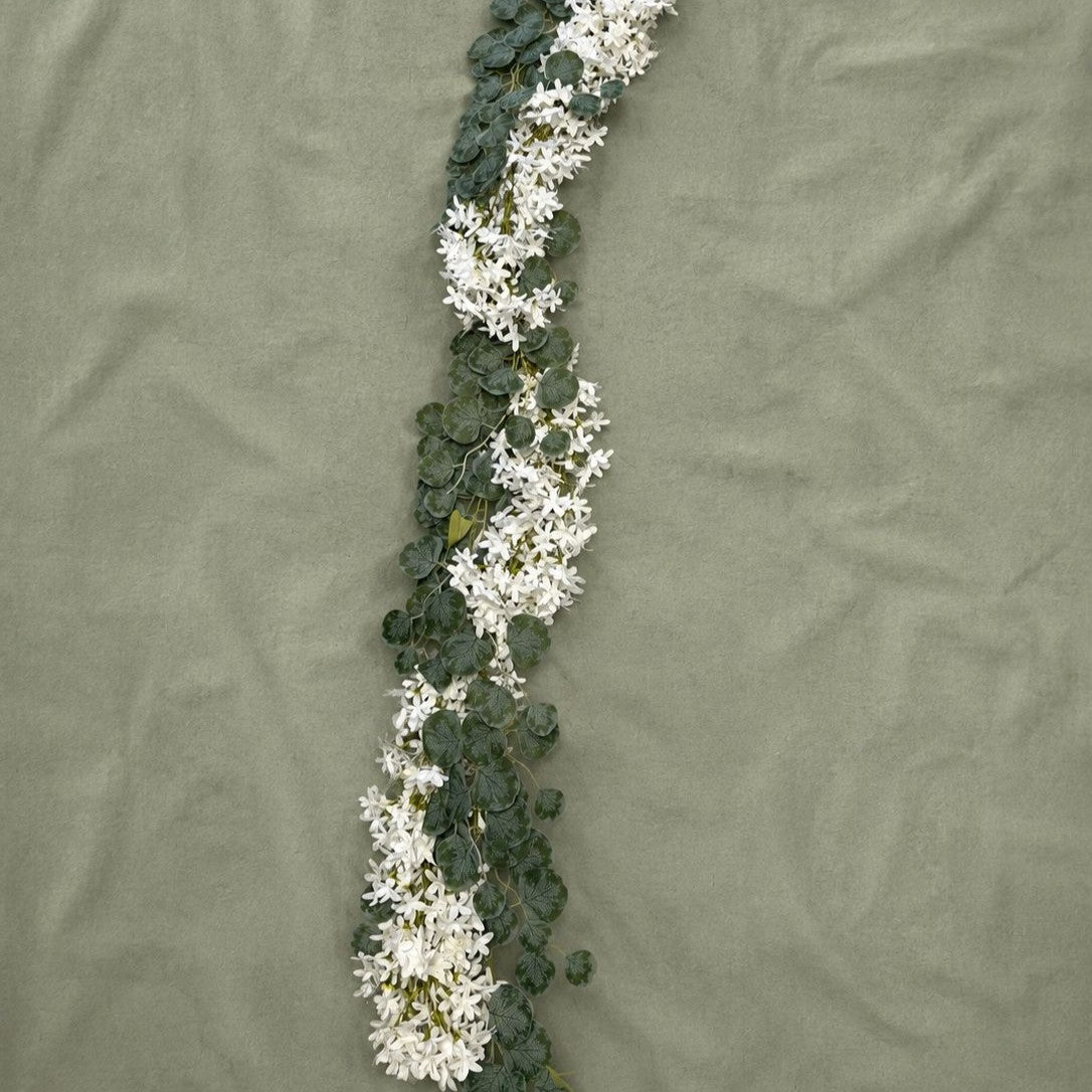 White Jasmine & Eucalyptus Garland