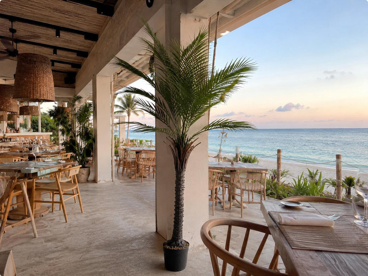 Tropical Palm Tree with Pot