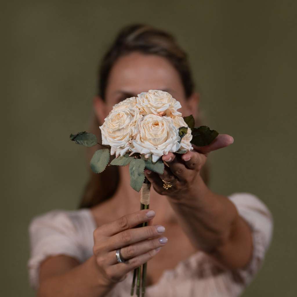Preserved-Look Rose Bouquet, 6 Stems