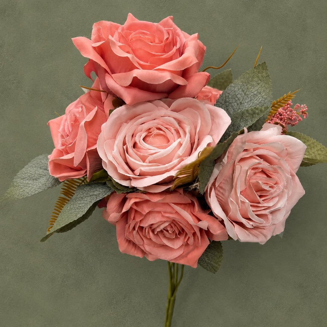 Pink, White & Beige Floral Bouquet