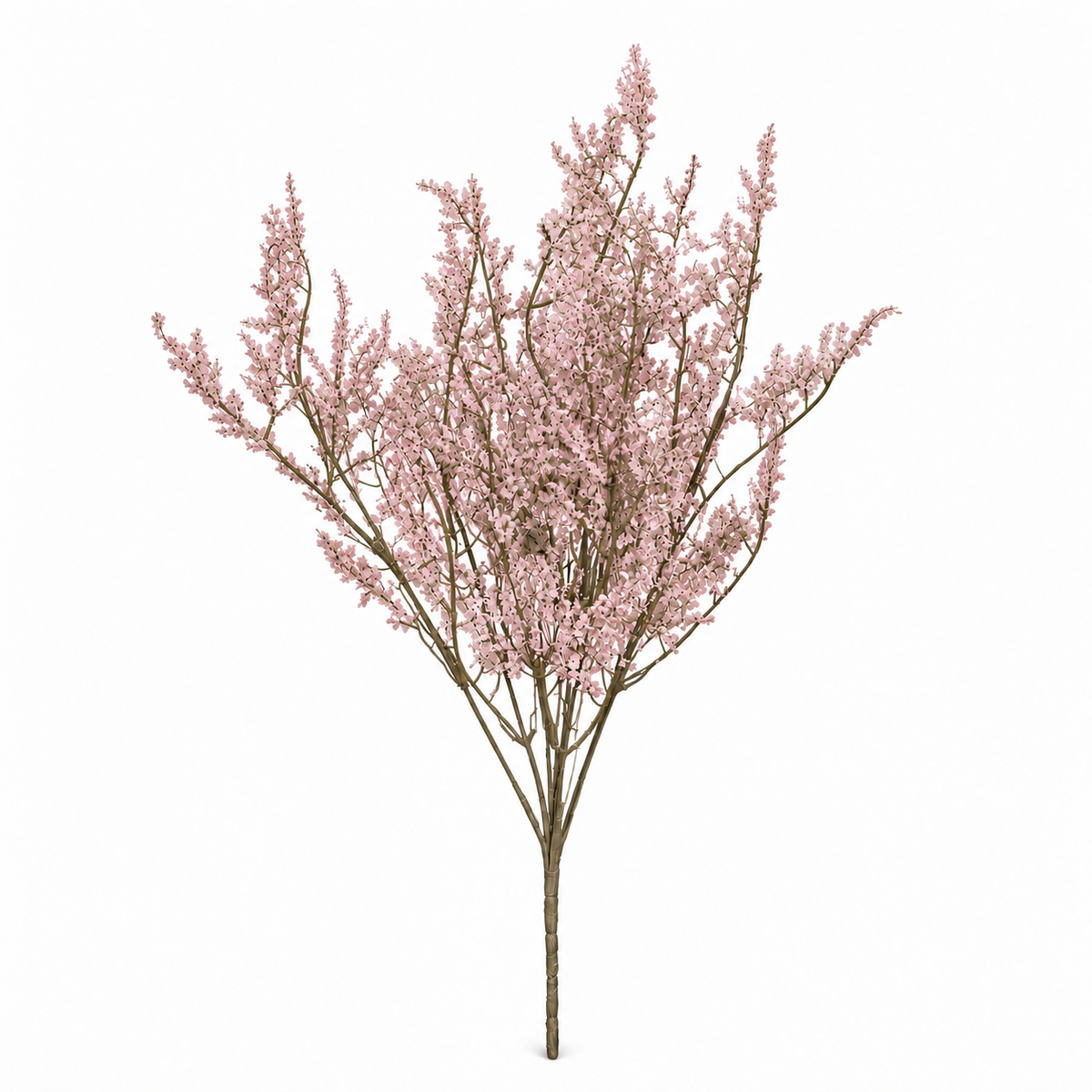 Baby's Breath Bush, 35 cm — Pink — studio photo on white
