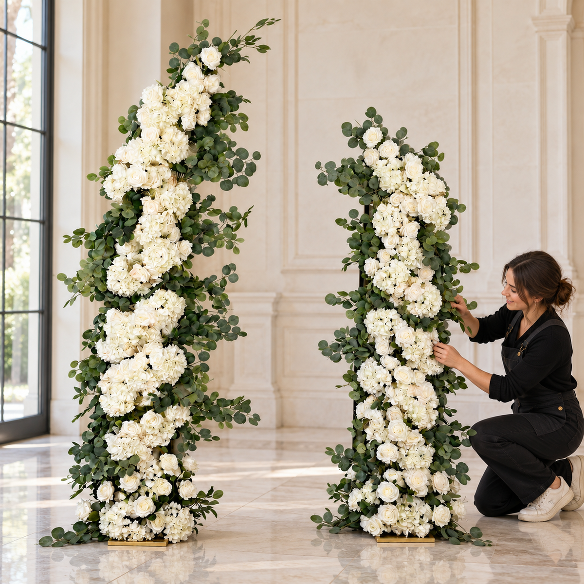 Modular Floral Arch Installation — approved lifestyle scene