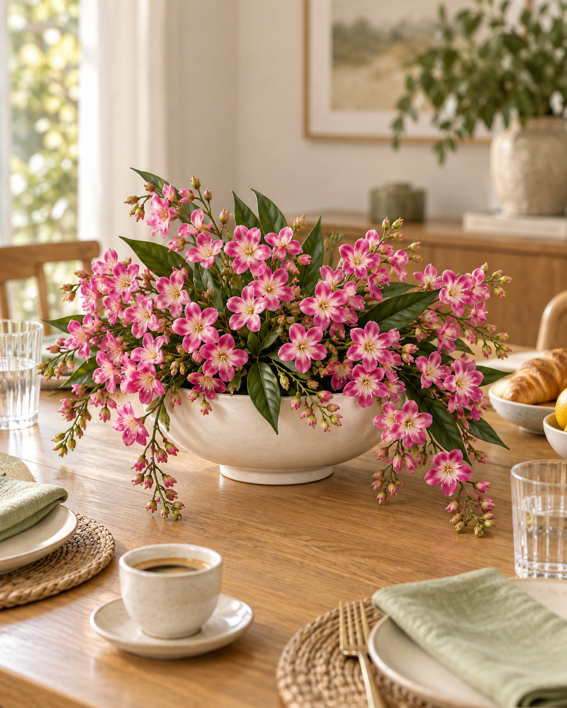 Jasmine-Style Flowering Branch