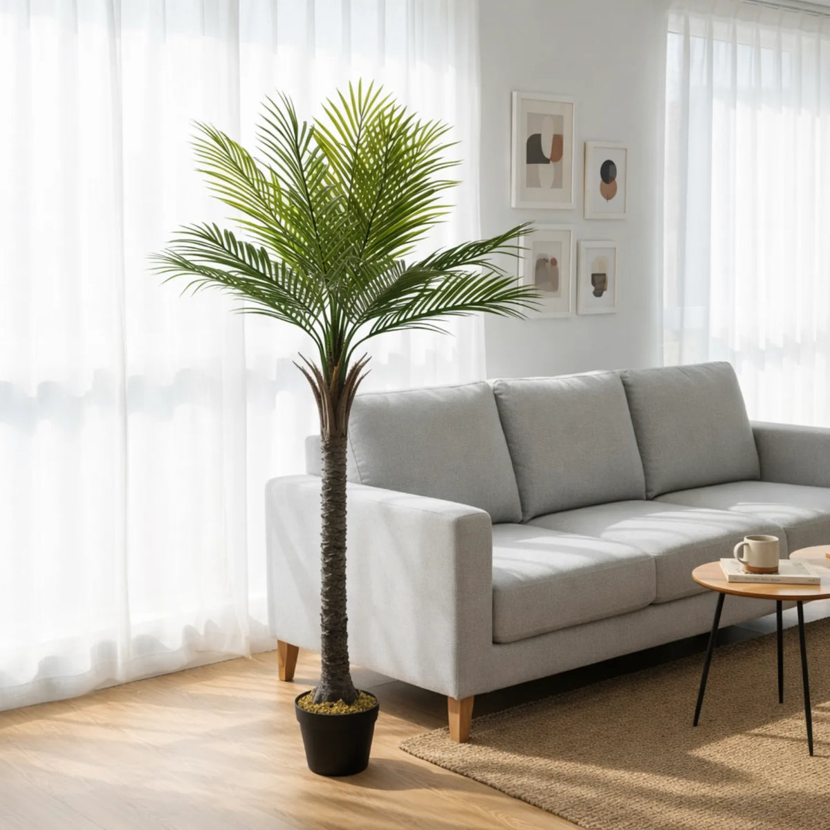 Tropical Palm Tree with Pot